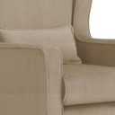 Ver imagem 4 de Poltrona Decorativa Aurora Balanço Vovo Suede Capuccino - Fm