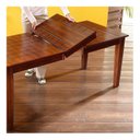 Ver imagem 4 de Mesa de Madeira Maciça Marrom Extensível para Jantar 150/195 X 80 X 76,6 Cm | Coleção América