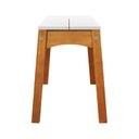 Ver imagem 4 de Banco 2 Lugares Áustria Madeira Maciça Assento Mdf Laqueado