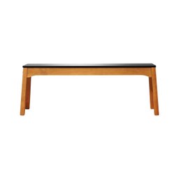 Banco 2 Lugares Áustria Madeira Maciça Assento Mdf Laqueado - 3