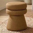 Ver imagem 2 de Puff Organico Cave 48x42 cm Base Giratoria Linho Color Trend Tca 219 Moll