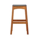 Ver imagem 3 de Banco Alto Áustria Madeira Maciça Assento Mdf Laqueado