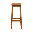 Ver imagem 4 de Banco Alto Confort Madeira Maciça Assento Anatômico Estofado Corano