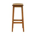 Ver imagem 4 de Banco Alto Confort Madeira Maciça Assento Anatômico Estofado Corano