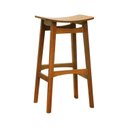 Ver imagem 1 de Banco Alto Confort Madeira Maciça Assento Anatômico Madeira