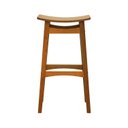 Ver imagem 3 de Banco Alto Confort Madeira Maciça Assento Anatômico Madeira