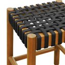 Ver imagem 4 de Banco Baixo Amber Madeira Maciça Trançado Corda