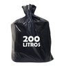 Saco de Lixo 200l Refocado Pct 100unid Menor Preco Cor:preto - 2