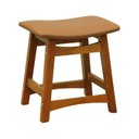 Ver imagem 1 de Banco Baixopuff Confort Madeira Maciça Assento Anatômico Estofado Corano