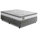 Ver imagem 1 de Cama Box Desmontável King Molas Ensacadas D33 Double Face 193x203x65cm Hellen 120 kg por Pessoa