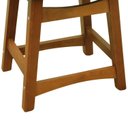 Ver imagem 6 de Banco Baixopuff Confort Madeira Maciça Assento Anatômico Estofado Linho Impermeável