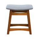 Ver imagem 3 de Banco Baixopuff Confort Madeira Maciça Assento Anatômico Estofado Linho Impermeável