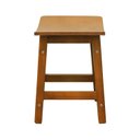 Ver imagem 4 de Banco Baixopuff Confort Madeira Maciça Assento Anatômico Estofado Madeira