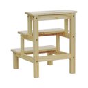 Ver imagem 3 de Banco Escada Madeira Maciça 60cm X 49cm X 43cm.