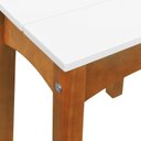 Ver imagem 5 de Banco Médio Áustria Madeira Maciça Assento Mdf Laqueado