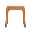 Ver imagem 3 de Banco Médio Áustria Madeira Maciça Assento Mdf Laqueado