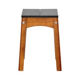 Banco Médio Áustria Madeira Maciça Assento Mdf Laqueado - 4