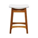 Ver imagem 3 de Banco Médio Confort Madeira Maciça Assento Anatômico Estofado Corano