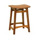 Ver imagem 1 de Banco Médio Confort Madeira Maciça Assento Anatômico Estofado Corano