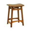 Ver imagem 1 de Banco Médio Confort Madeira Maciça Assento Anatômico Estofado Corano