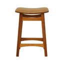 Ver imagem 3 de Banco Médio Confort Madeira Maciça Assento Anatômico Estofado Corano