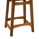 Ver imagem 6 de Banco Médio Confort Madeira Maciça Assento Anatômico Estofado Corano