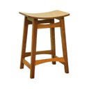 Ver imagem 1 de Banco Médio Confort Madeira Maciça Assento Anatômico Madeira