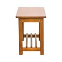 Ver imagem 4 de Banco Sapateira Viena Madeira Maciça Assento Madeira