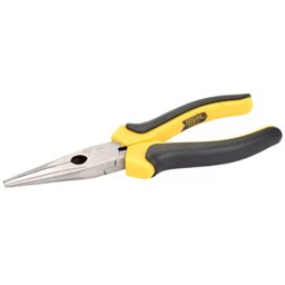 Alicate de Bico 6" Meia Cana Profissional Cabo Emborrachado | Fertak - 6