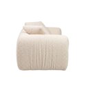 Ver imagem 3 de Sofá Clier 3 Lugares 230cm Off White Bouclé Enrugado Sallar Home