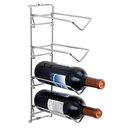 Ver imagem 6 de Conjunto Portas Taças 42cm e Suporte Adega de Parede para Garrafa de Vinho Duler Cromado