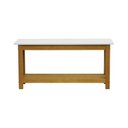 Ver imagem 3 de Banco Sapateira Viena Madeira Maciça Assento Madeira