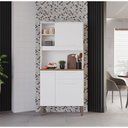 Ver imagem 2 de Cozinha Compacta Sallêto Lia 3 Portas e 1 Gaveta - Branco