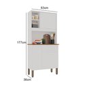 Ver imagem 5 de Cozinha Compacta Sallêto Lia 3 Portas e 1 Gaveta - Branco