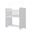 Ver imagem 2 de Mini Berço Infantil Multifuncional Nicho Organizador Aconchego Branco
