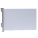 Ver imagem 3 de Rodapé Liso 12cm Poliestireno 15mm 2,25 Metro Linear Branco Graddus