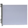 Rodapé de Poliestireno 15cm x 15mm Liso 2,4 Metro Linear - 2