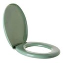 Ver imagem 1 de Assento Sanitário Oval Almofadado Tpk/as Verde Água Astra