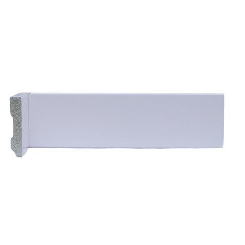 Rodapé de Poliestireno Slim 5cmX10mm Liso 2,4metro Linear