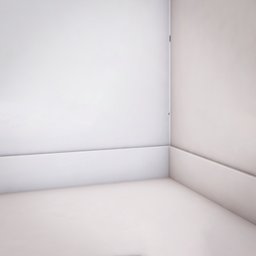 Rodapé de Poliestireno Slim 10cm x 10mm Liso 2,4 Metro Linear - 4