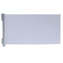 Ver imagem 1 de Rodapé Liso 10cm Poliestireno Branco 10mm Barra 2,40 Slim Graddus