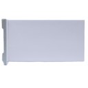 Ver imagem 1 de Rodapé Poliestireno Liso Branco 10cm x 10mm x 2,4m Slim Graddus
