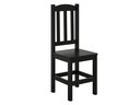 Ver imagem 3 de Conjunto Mesa de Madeira Maciça Preto 160x88+ 6 Cadeiras Sfa
