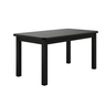 Conjunto Mesa de Madeira Maciça Preto 160x88+ 6 Cadeiras Sfa - 2