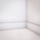 Ver imagem 3 de Rodapé Sobrepor 12cm Frisado Poliestireno Branco 15mm Barra 2,40 Graddus