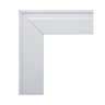Guarnição de Poliestireno 7cm x 15mm Frisado 2,25 Metro Linear - 2