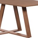 Ver imagem 3 de Conjunto de Jantar Mesa Avena 4 Cadeiras Ella - Canella C/ Mescla Cinza