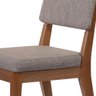 Conjunto de Jantar Mesa Avena 4 Cadeiras Ella - Canella C/ Mescla Cinza - 9