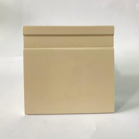 Rodapé de Poliestireno 10cmX15mm Frisado Color 2,4metro Linear