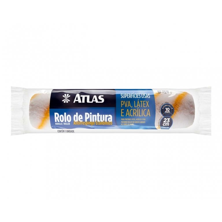 Rolo La Sintetica Antirrespingo Atlas 23cm 773/10 Rolo La Sintetica Antirrespingo Atlas 23cm 773/10